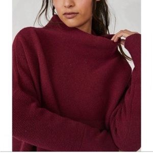 Free People Ottoman Slouchy Tunic Plum Color NWT